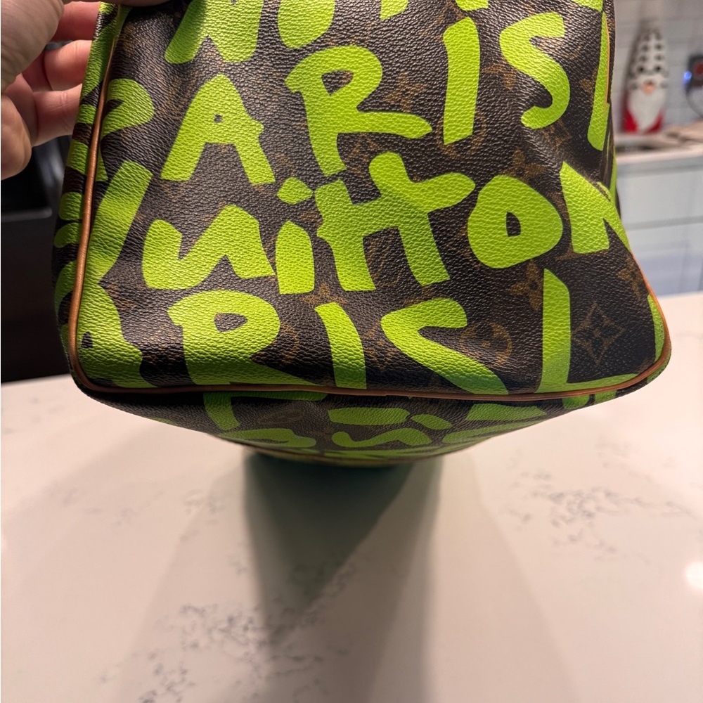 Louis Vuitton Graffiti Stephen Sprouse Keepall 50 Green - Picture 3 of 16
